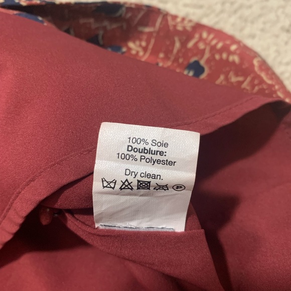 Madewell Red Silk Dress - Picture 7 of 7